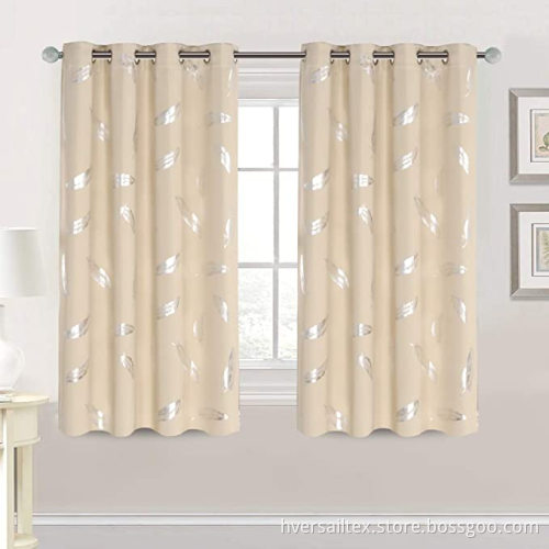Individuell bedruckte Polyester-Schlafzimmer-Blackout-Panels-Vorhänge